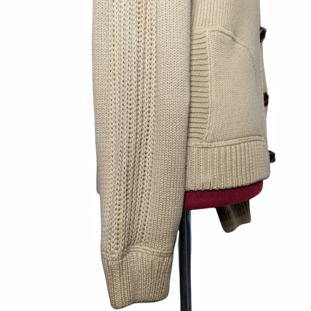 Ralph Lauren Camel Tan Cardigan Sweater Y2K 90s Medium - Picture 12 of 16